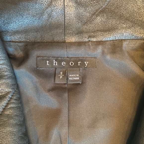 Theory Jacket with Leather Accents - Picture 3 of 6